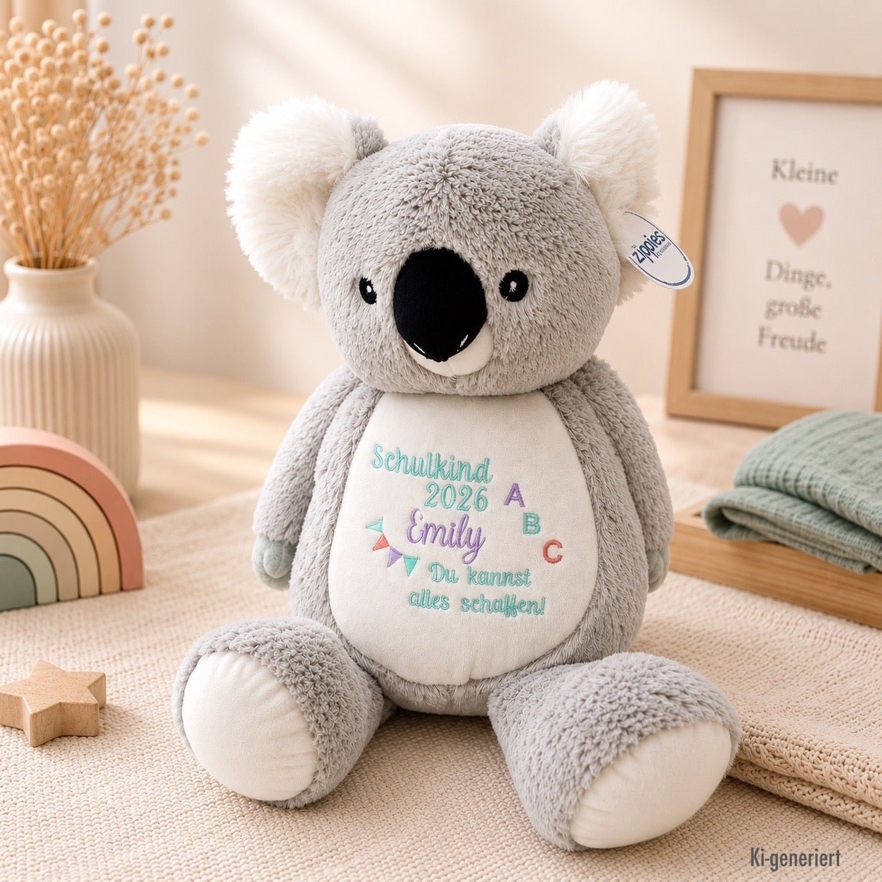 Personalisierte Kuscheltiere bestickt