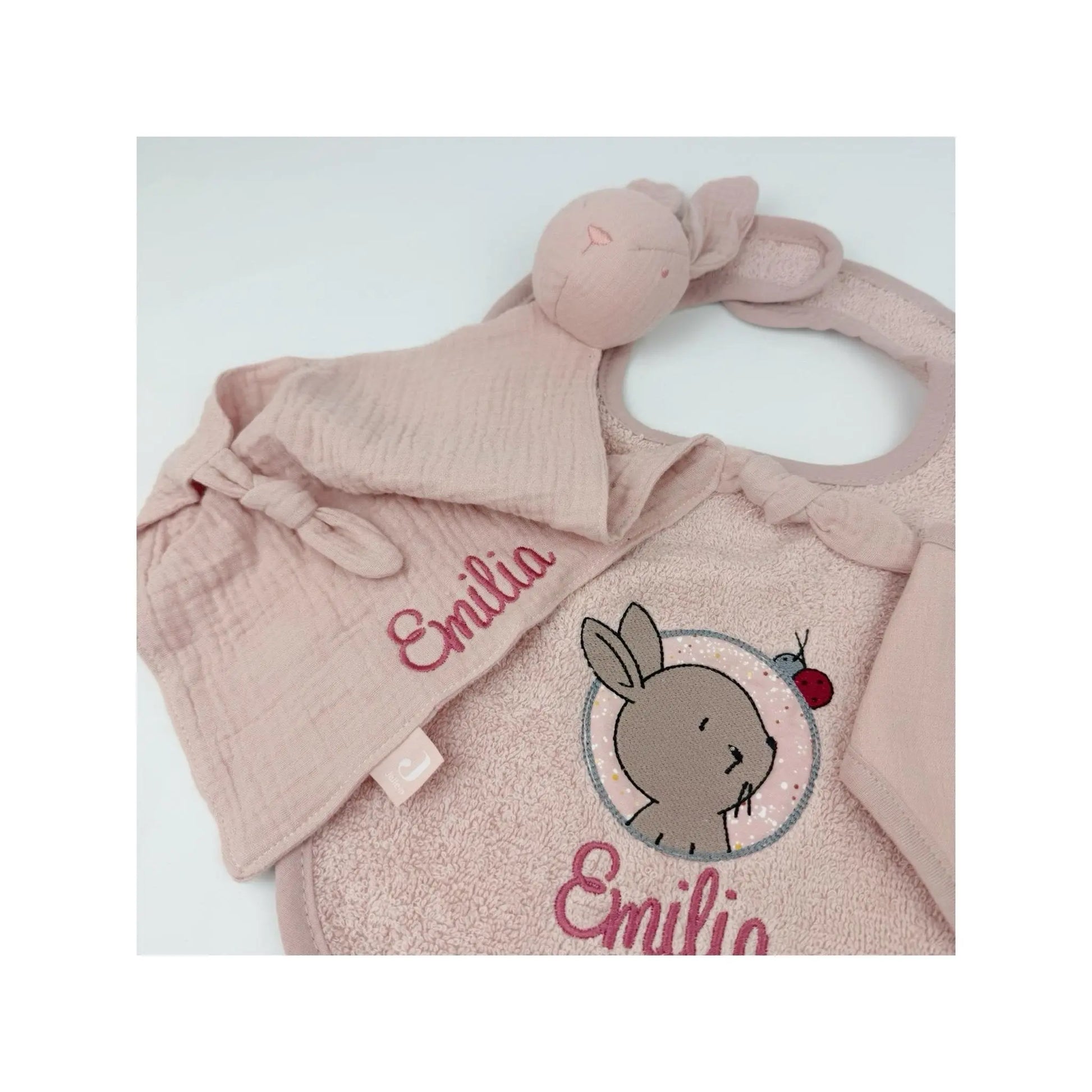 Babyset Detailansicht Schmusetuch