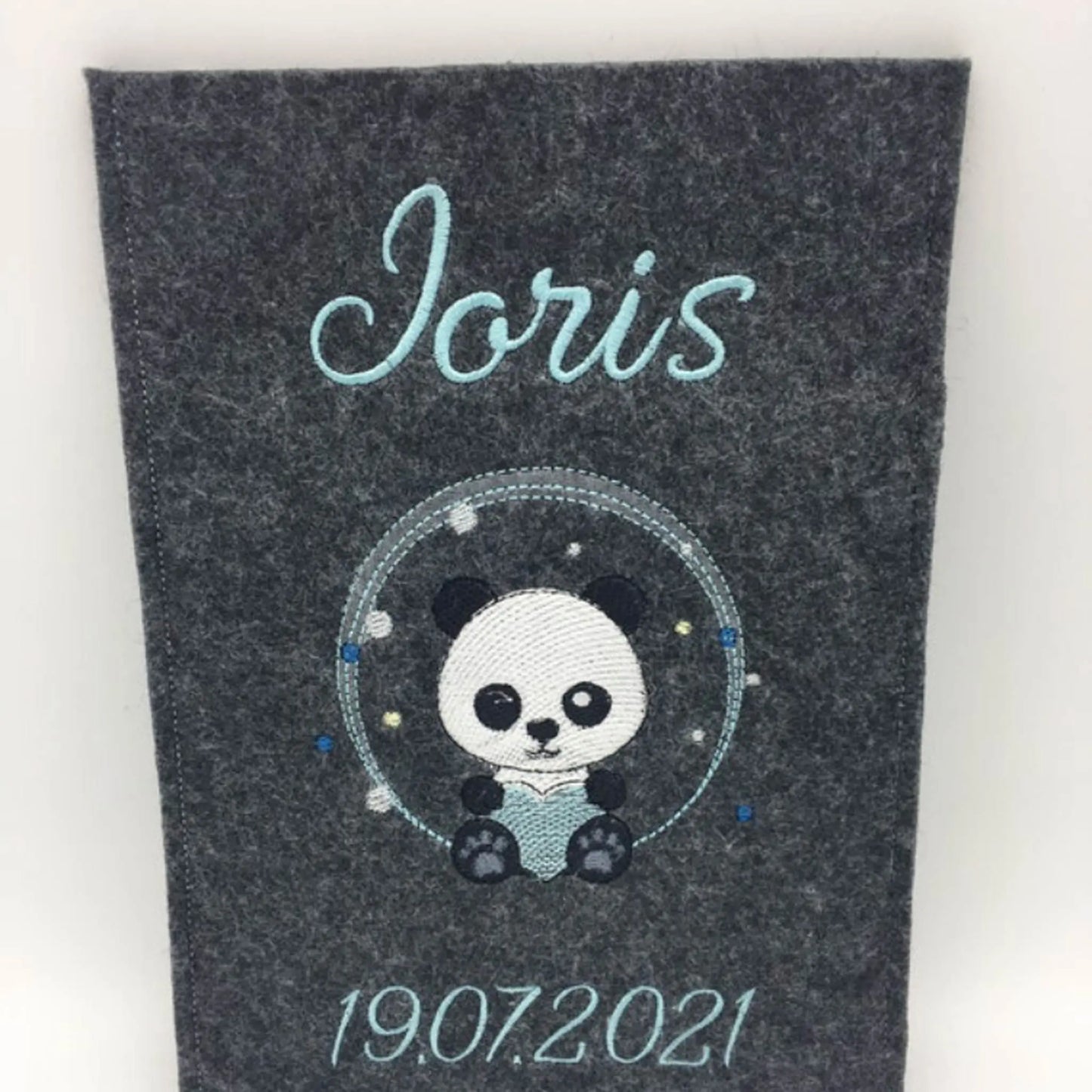 U-Hefthülle Filz personalisiert mit Tiermotiv | Geschenk Geburt & Taufe Mein Shop