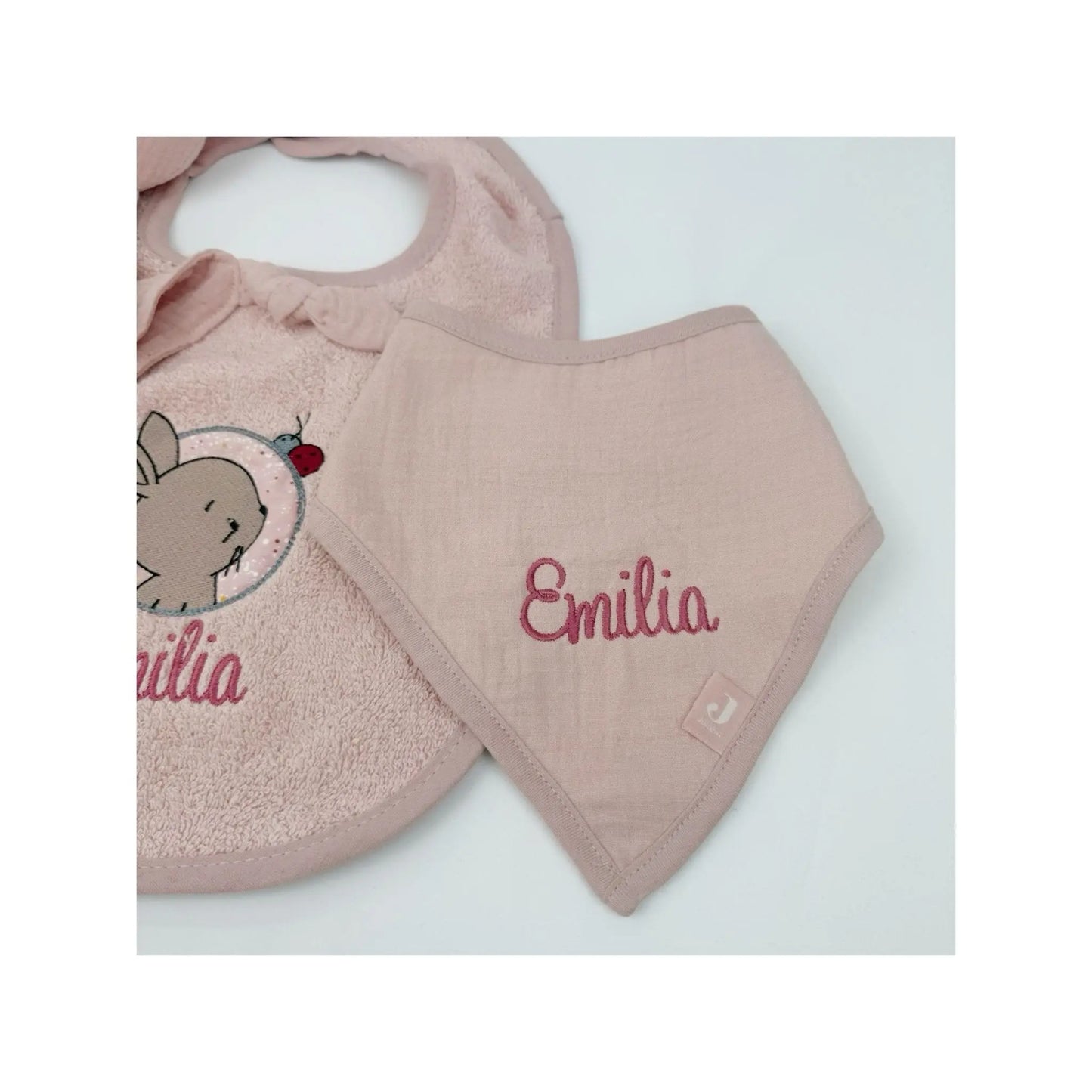 Bandana mit Name altrosa