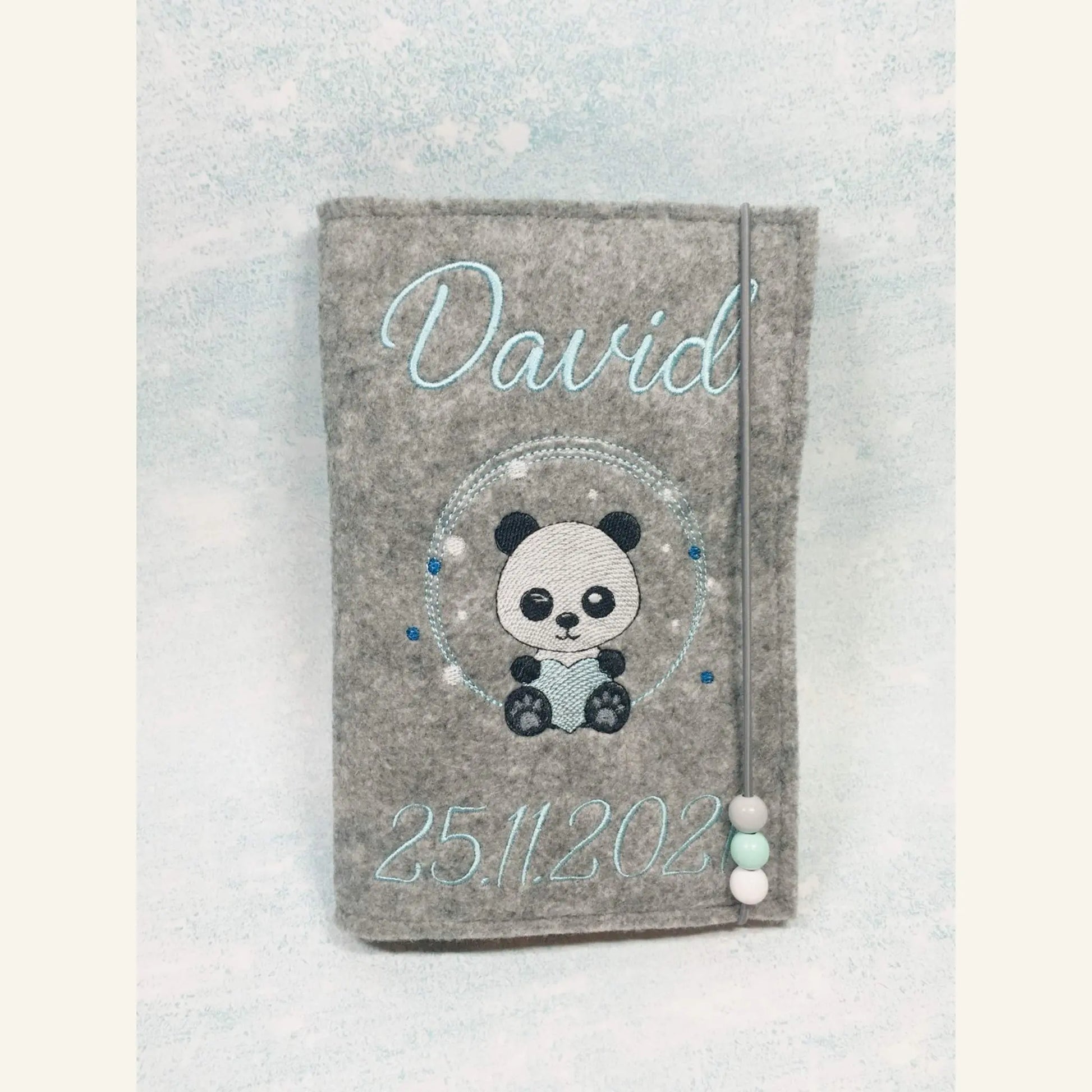 U-Hefthülle Filz personalisiert mit Tiermotiv | Geschenk Geburt & Taufe Mein Shop