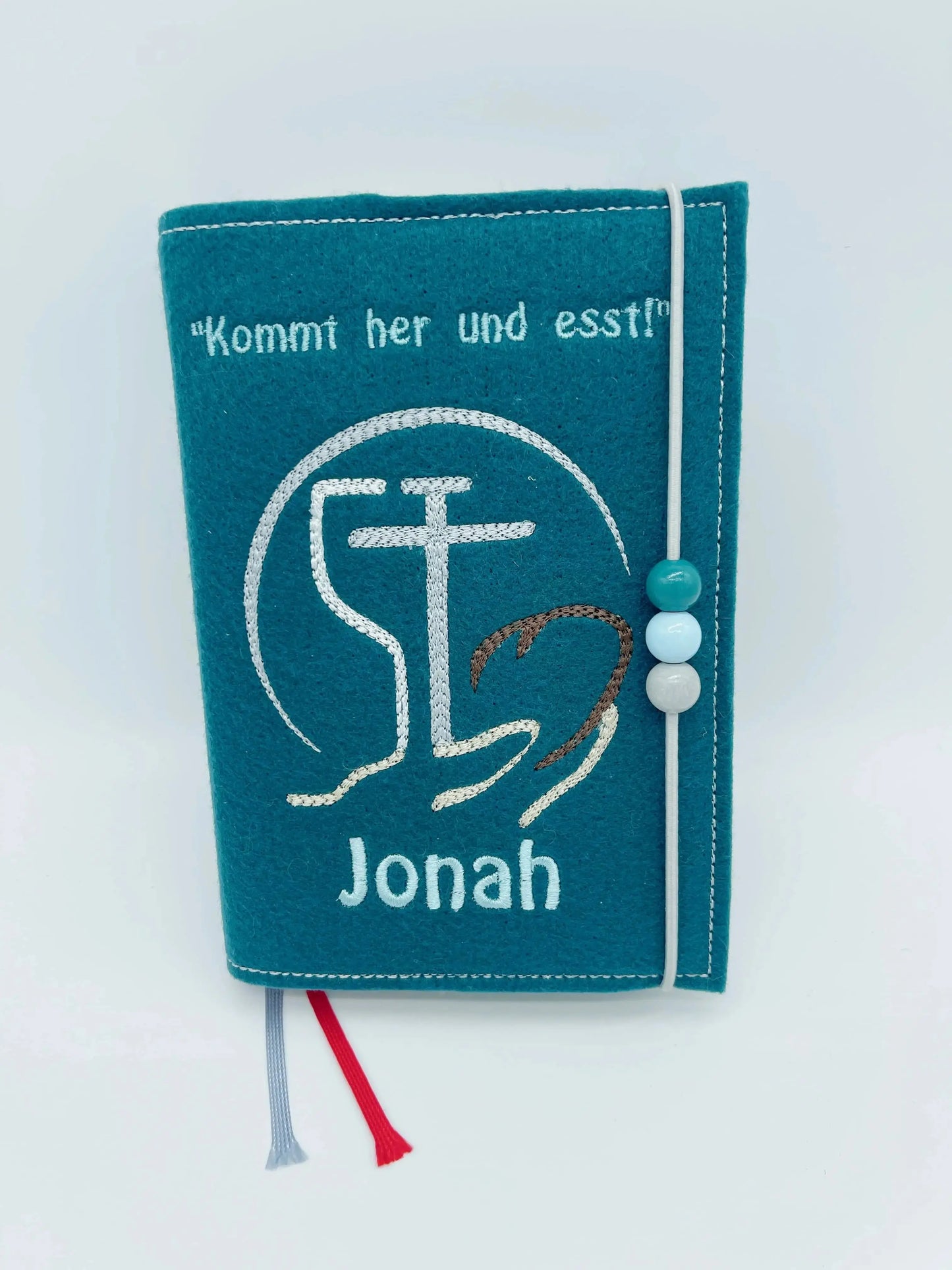 Gotteslobhülle Filz Kreuzmotiv – personalisiert & mit Name Mein Shop