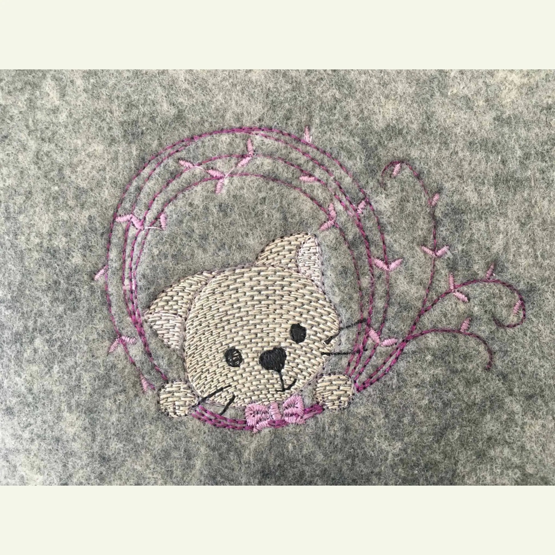 U-Hefthülle Filz personalisiert mit Tiermotiv | Geschenk Geburt & Taufe Mein Shop